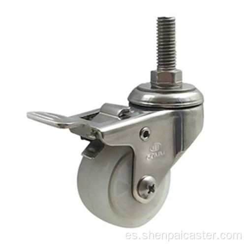 [10d] Micro Duty Caster (acero inoxidable)